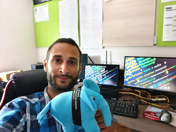 PHP ElePHPant prize received by our David Tamas on May 2019